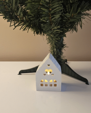 Casita Navideña LED | Cerámica Acogedora