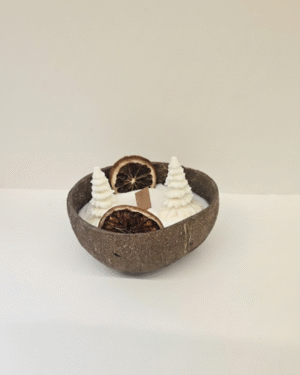 Vela Rústica Navideña